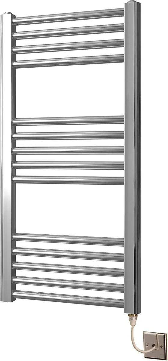 Chrome Electric Heated Towel Rail 400MM - Image 2