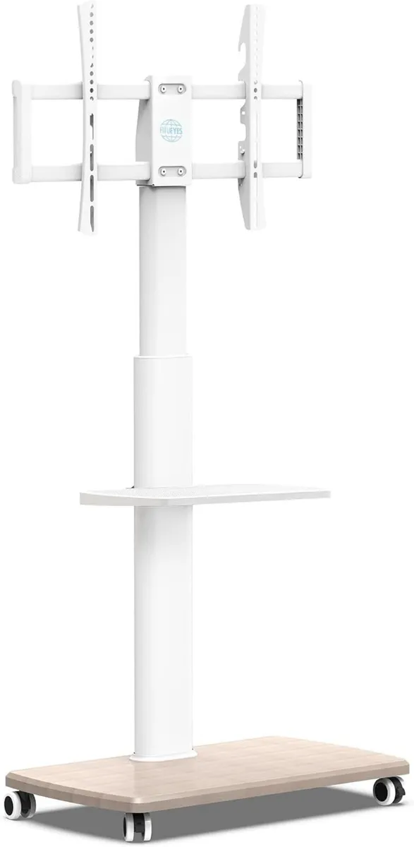 TV Stand on Wheels with 2 Shelves - Image 1