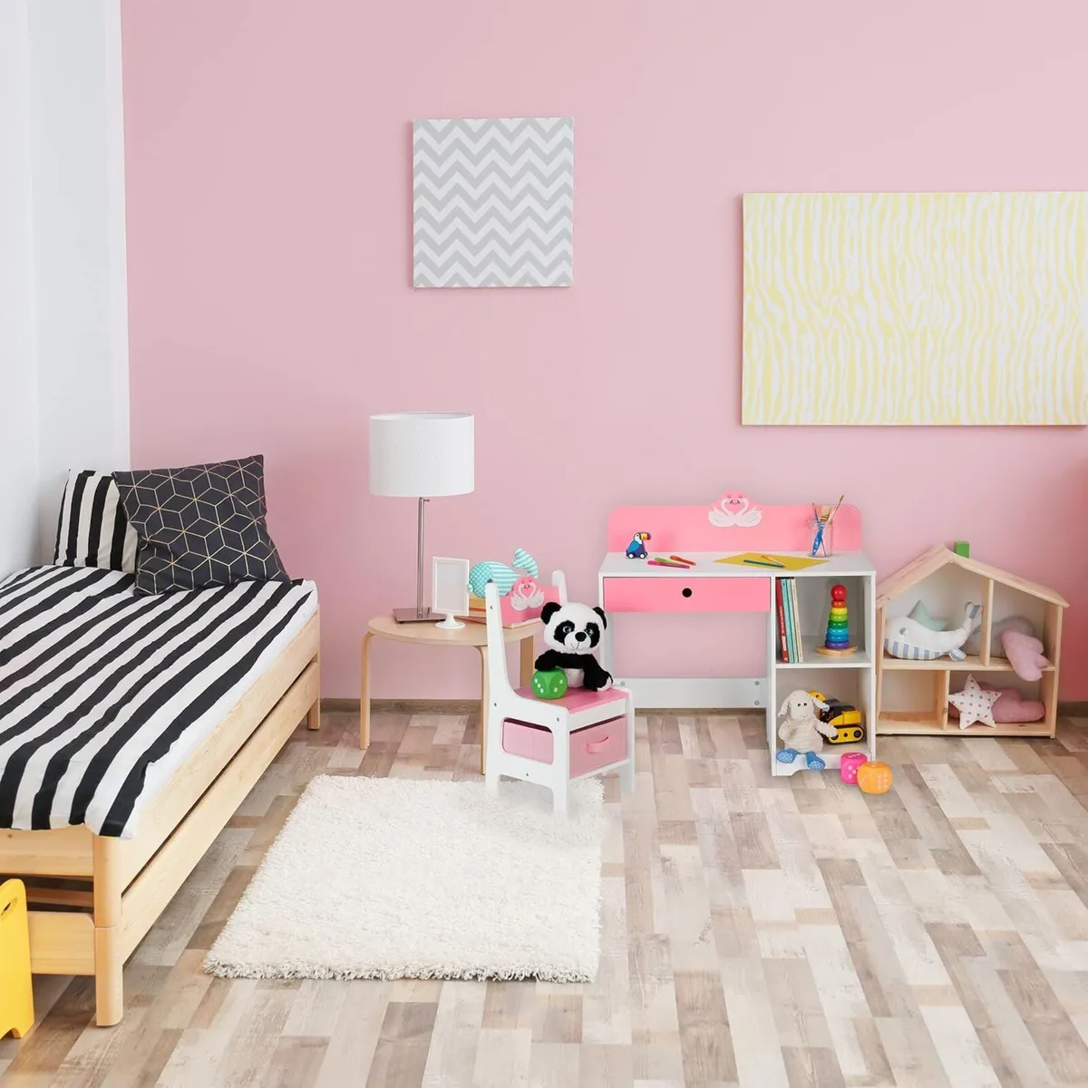 Children's Furniture Set Table Stool Play Storage - Image 2