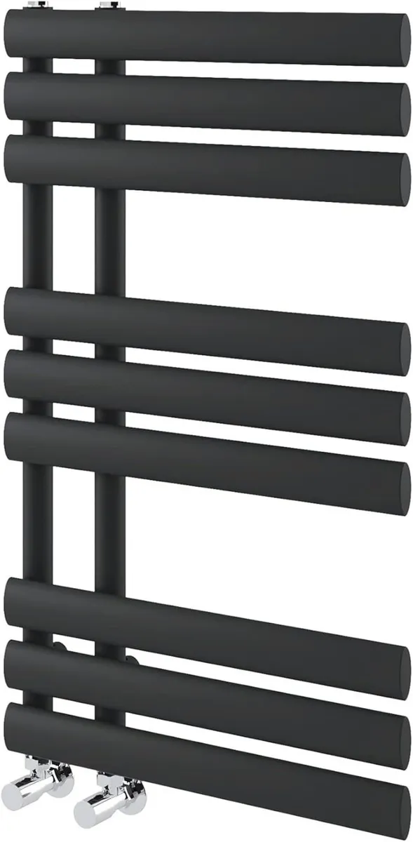 Towel Radiator 820 X 500 Heated Rail Vertical - Image 1