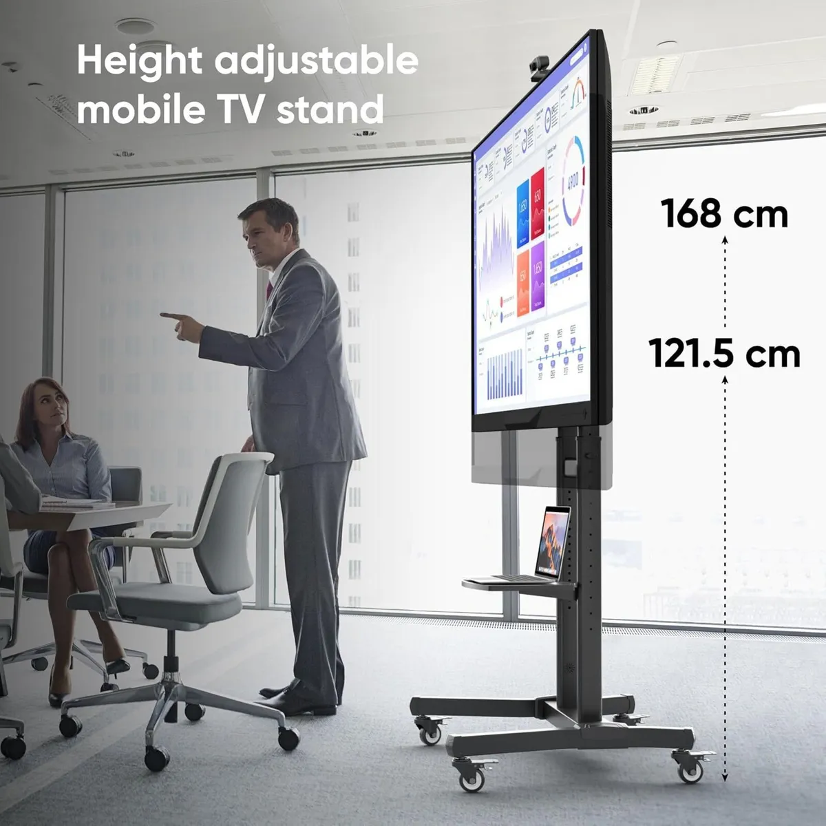 Mobile TV Stand 50-90 Inch Up to 90 - Image 2
