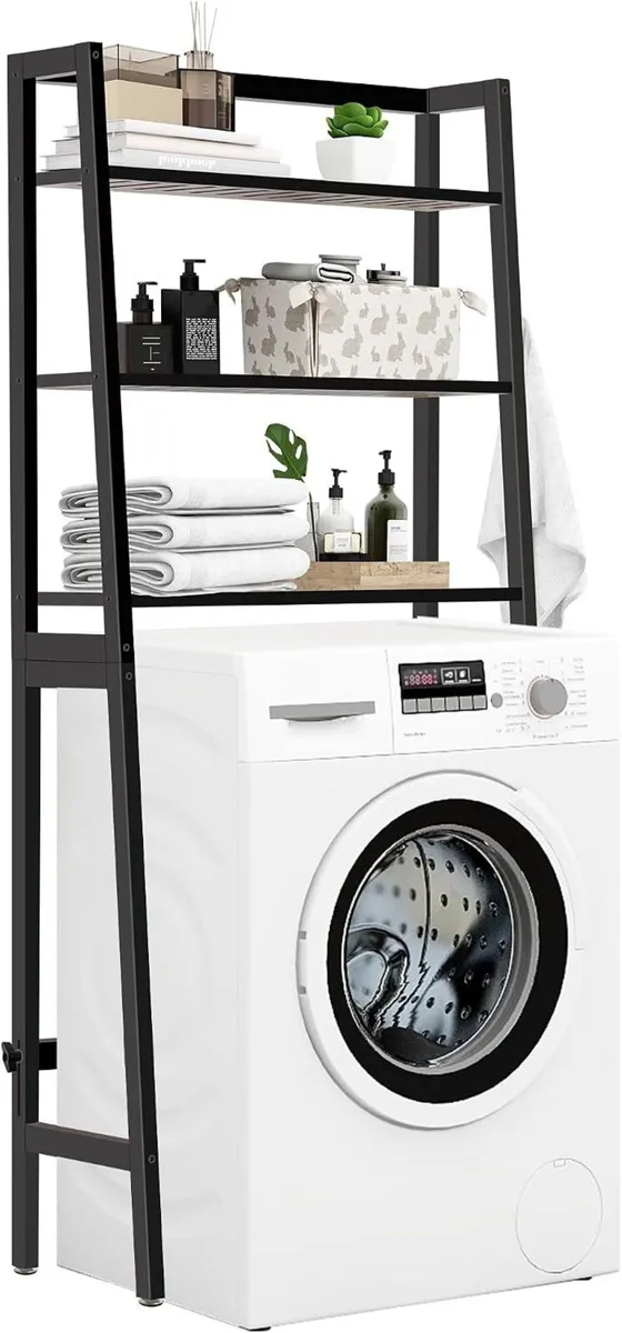 Over Toilet Storage Unit Wooden 3-Tier - Image 1