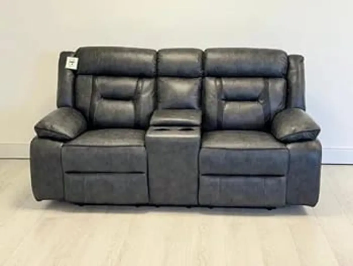 Nova 3+2 Electric Leather Recliner Sofa Set - Image 4