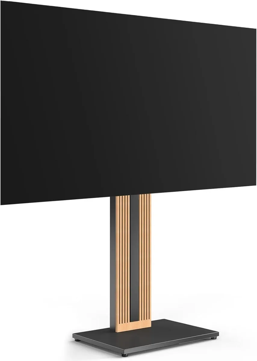Floor TV Stand for 32-65 Inch Tvs Beech - Image 1