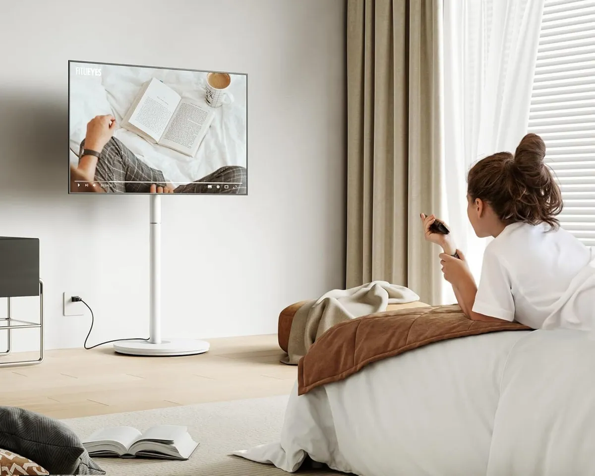 TV Floor Stand with Wheels for 32-65 Inch - Image 2