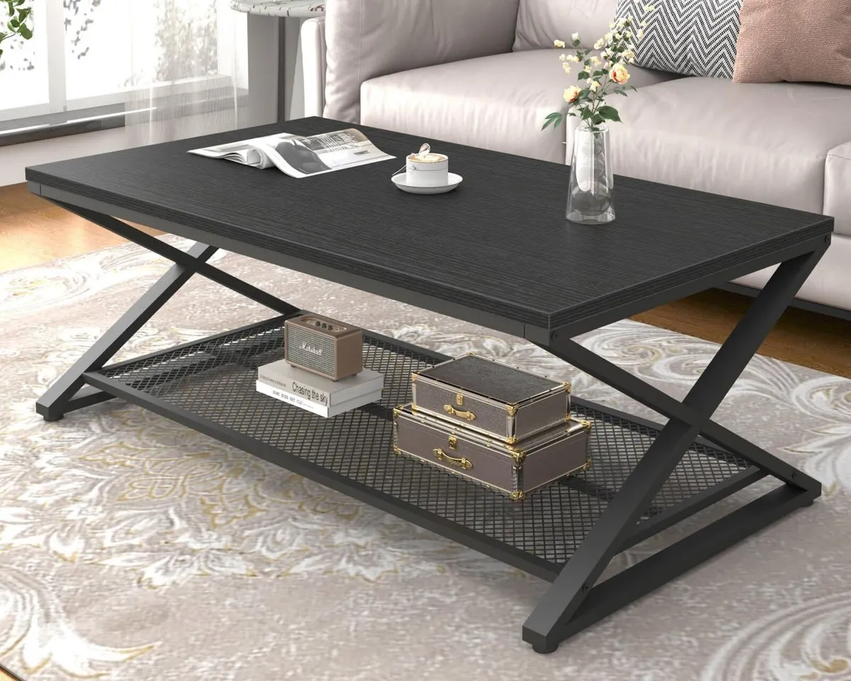 Coffee Table for Living Room Tables with Storage - Image 1