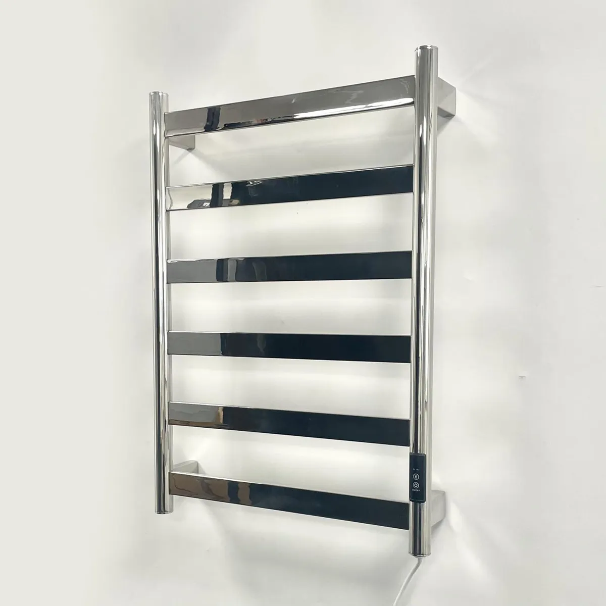 Fala Stainless Steel Electric Heated Towel Rail - Image 2