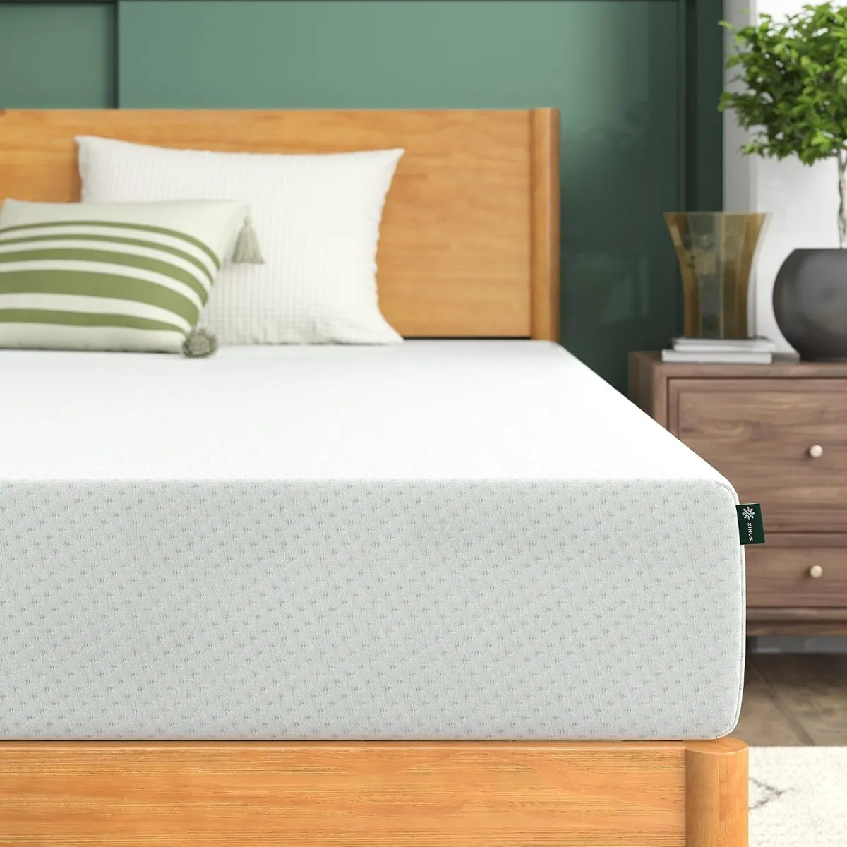 Mattress Memory Foam Infused with Tea 8'' Height - Image 1