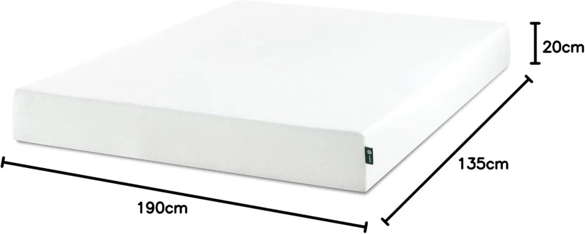Mattress Memory Foam Infused with Tea 8'' Height - Image 2