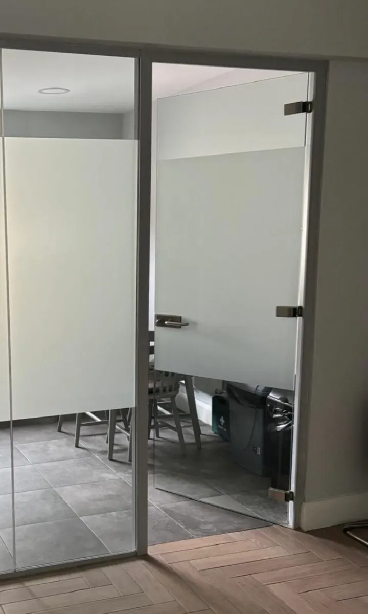 Glass Office Partition Doors & Aluminium Frames - Image 2