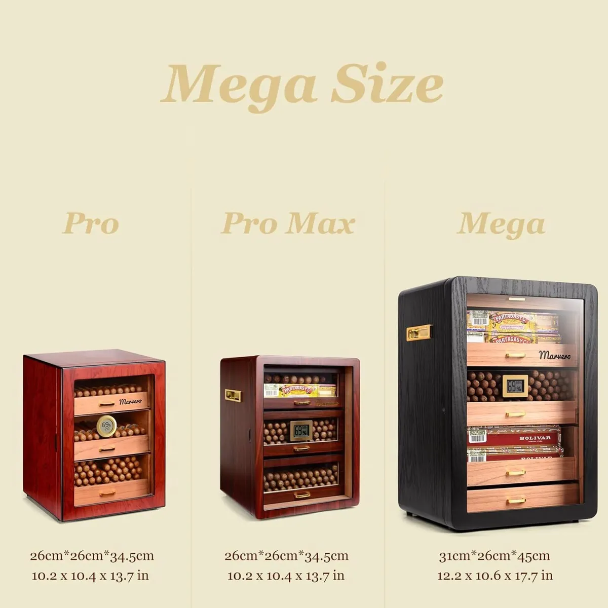 Cigar Humidor Cabinet for Men Husband Father 300 - Image 4