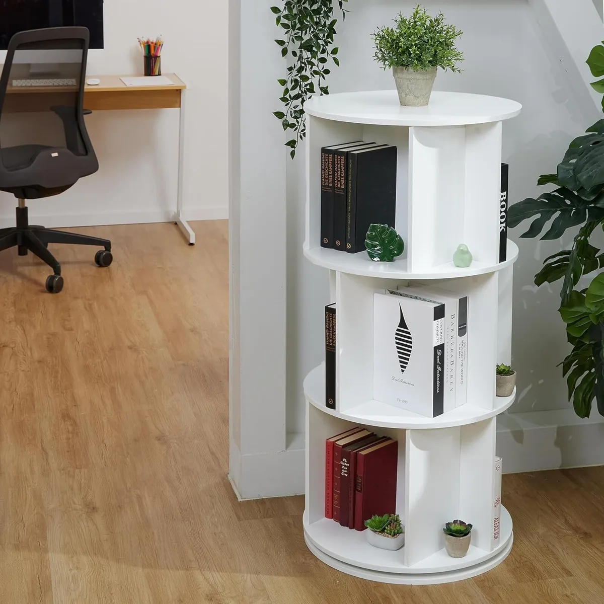 Rotating Bookcase 15 Compartments - Image 2