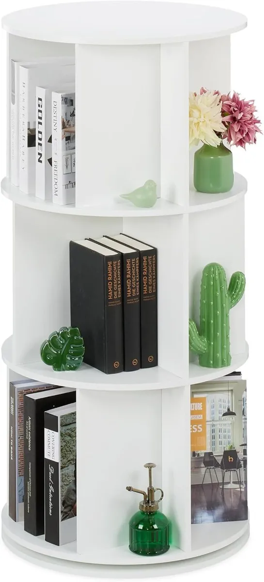 Rotating Bookcase 15 Compartments - Image 1