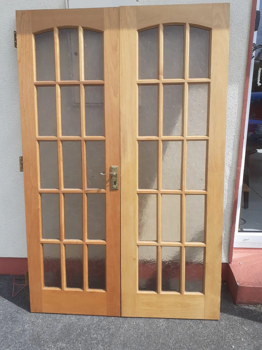 Teak interior doors