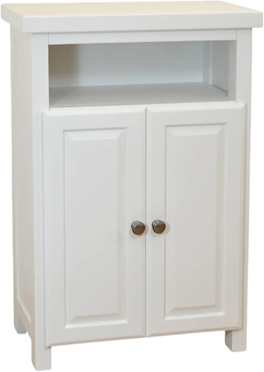 Grofurniture Snow Painted Cabinet Hallway Shoe - Image 3