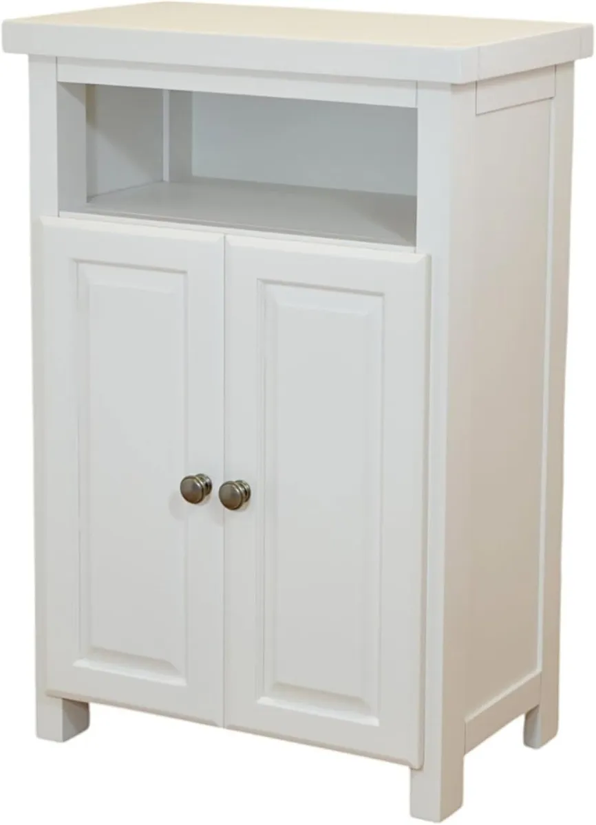 Grofurniture Snow Painted Cabinet Hallway Shoe - Image 4