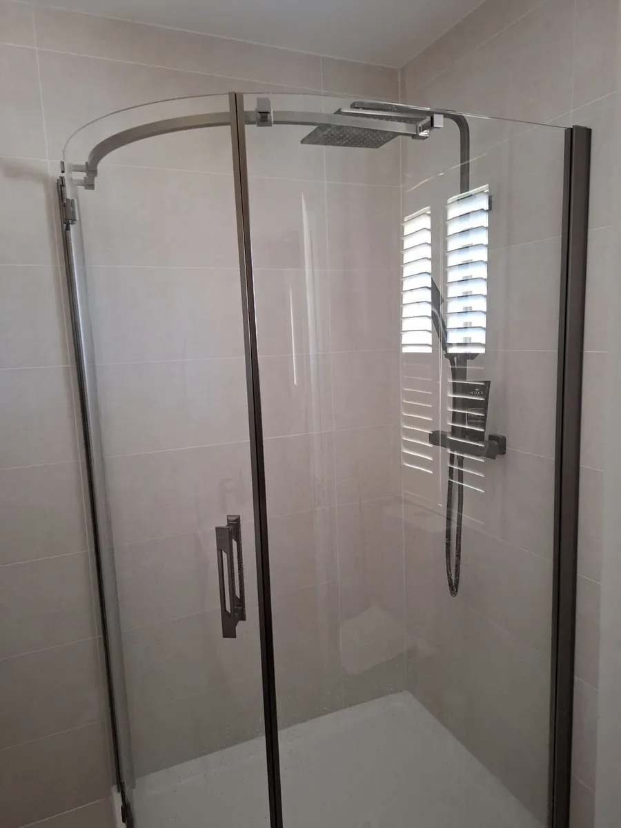 Brushed Nickel 1200 x 900 shower enclosure - Image 3
