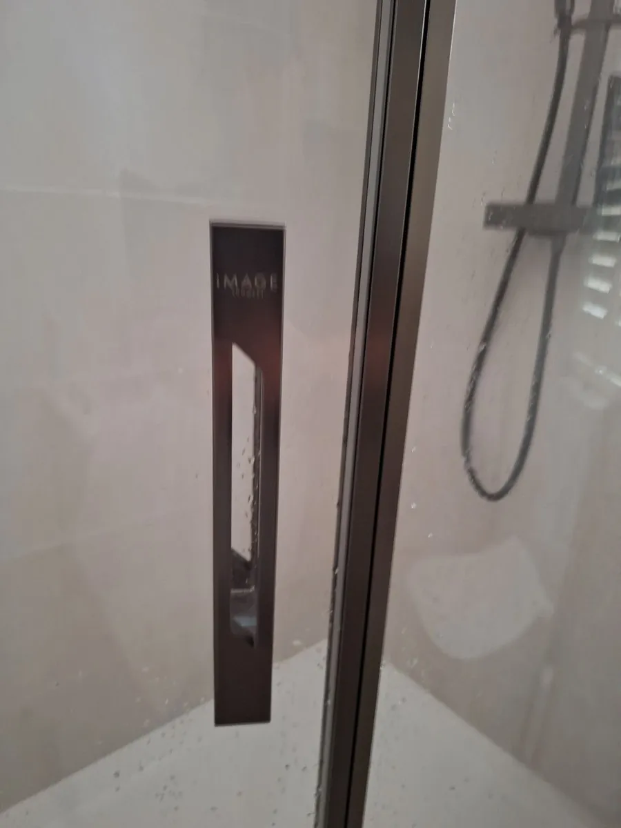 Brushed Nickel 1200 x 900 shower enclosure - Image 4