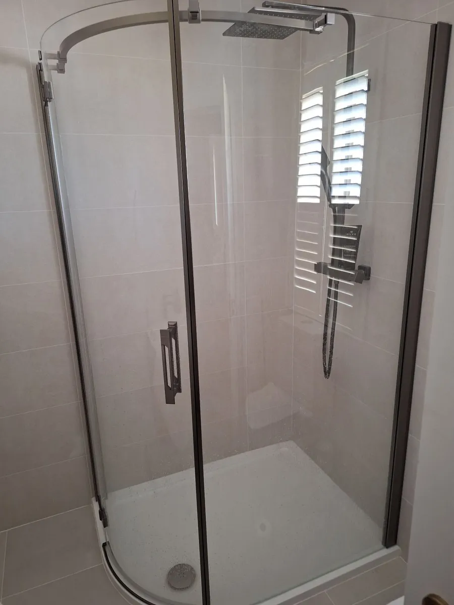 Brushed Nickel 1200 x 900 shower enclosure - Image 2
