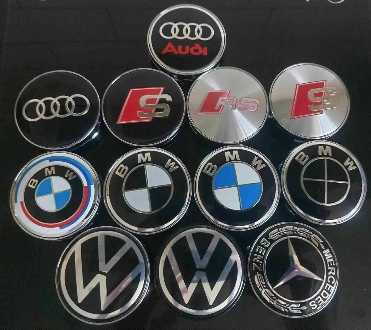 Hard To Get 60mm Centre Caps - FREE POST - Image 1