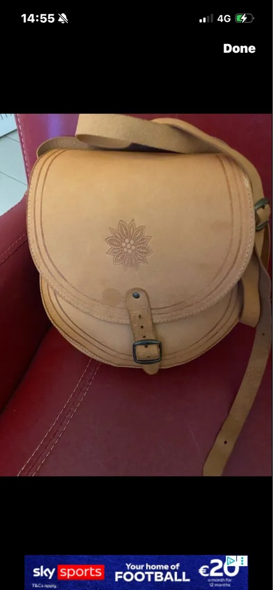 Leather Shoulder Bag - Image 1