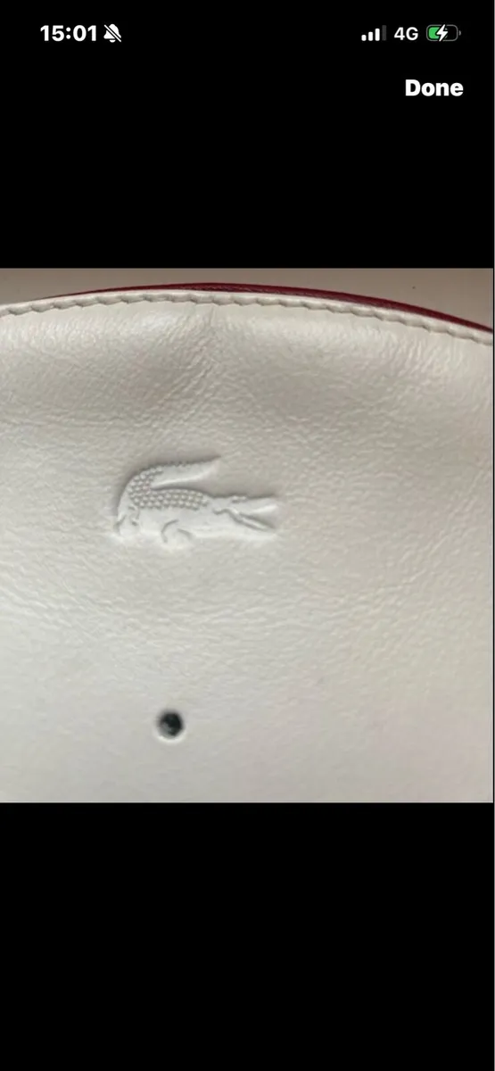Lacoste Leather Perfume/ Toiletry Purse - Image 2