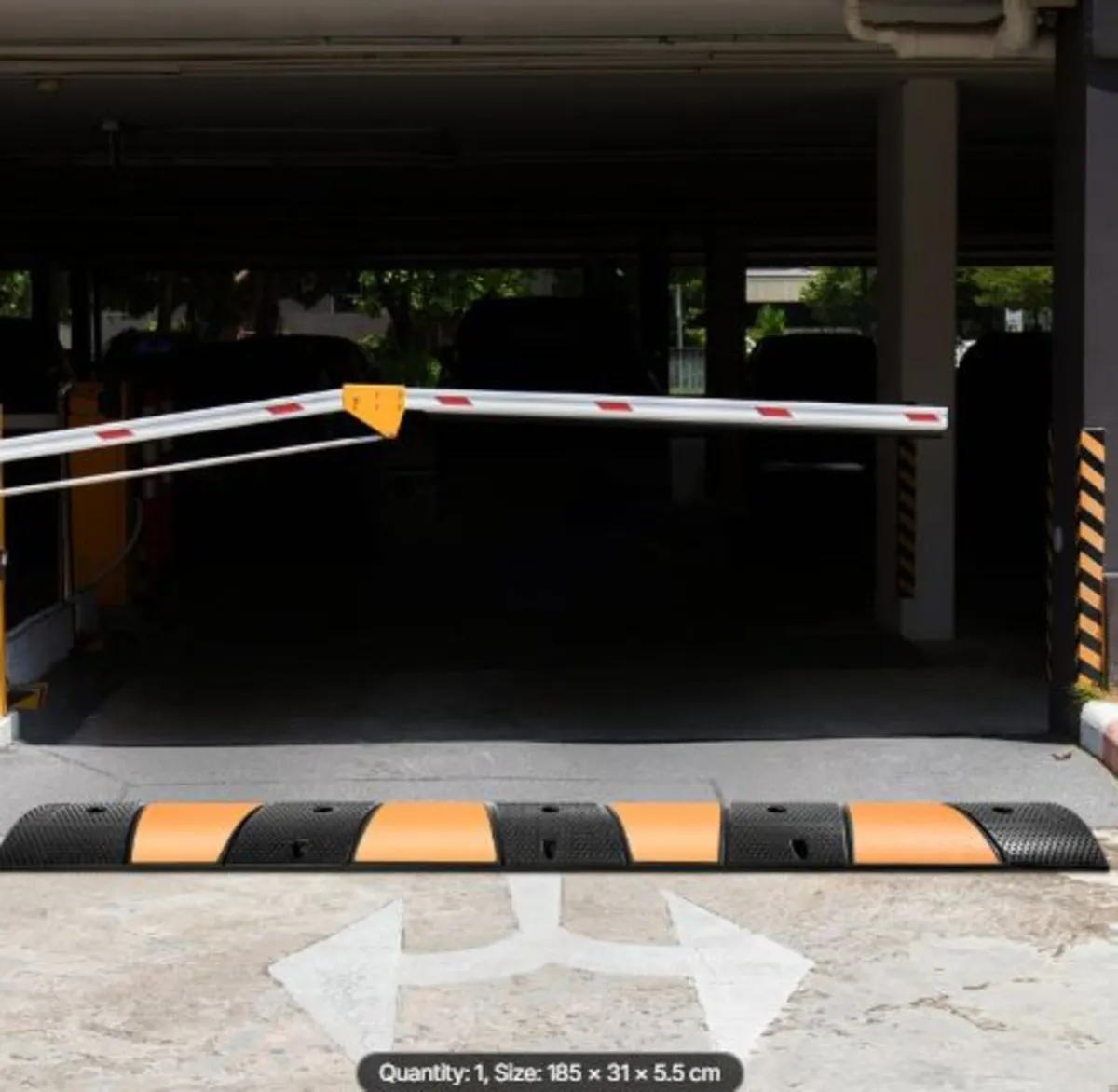 Modular Rubber Speed Bump Driveway Cable Protecto - Image 4