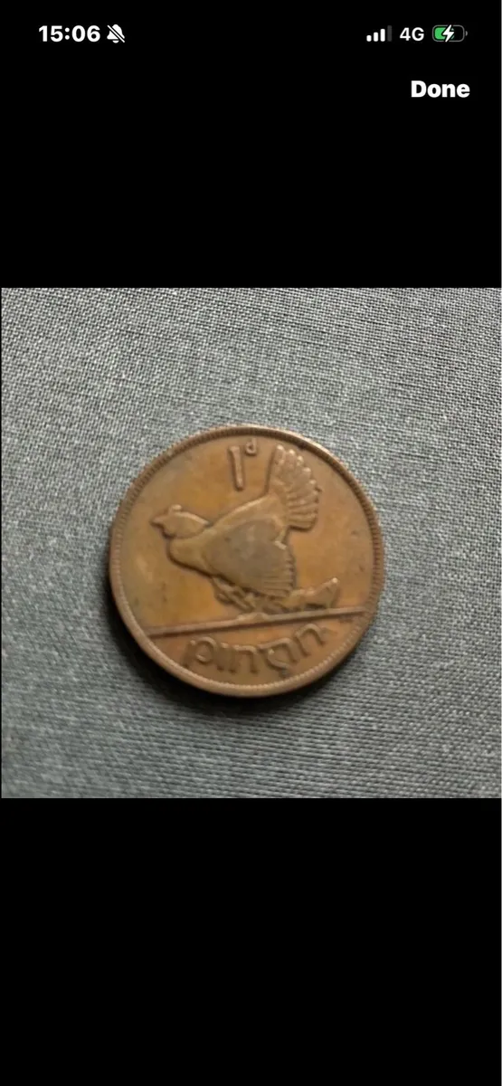 1928 Irish Penny Pingin - Image 2
