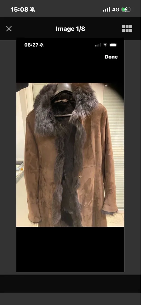 Andrew Marc Sherling Luxury Lamb Suede Coat - Image 1