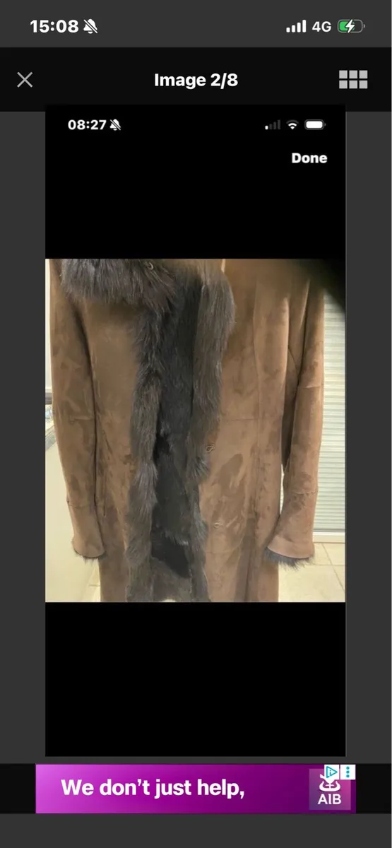 Andrew Marc Sherling Luxury Lamb Suede Coat - Image 2