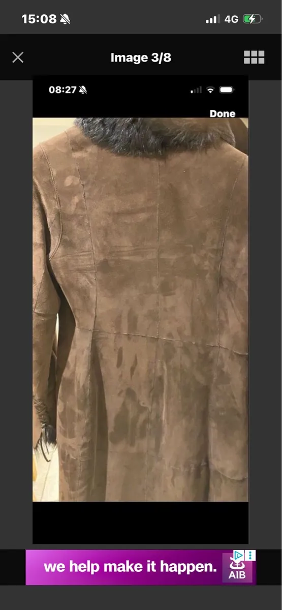 Andrew Marc Sherling Luxury Lamb Suede Coat - Image 3