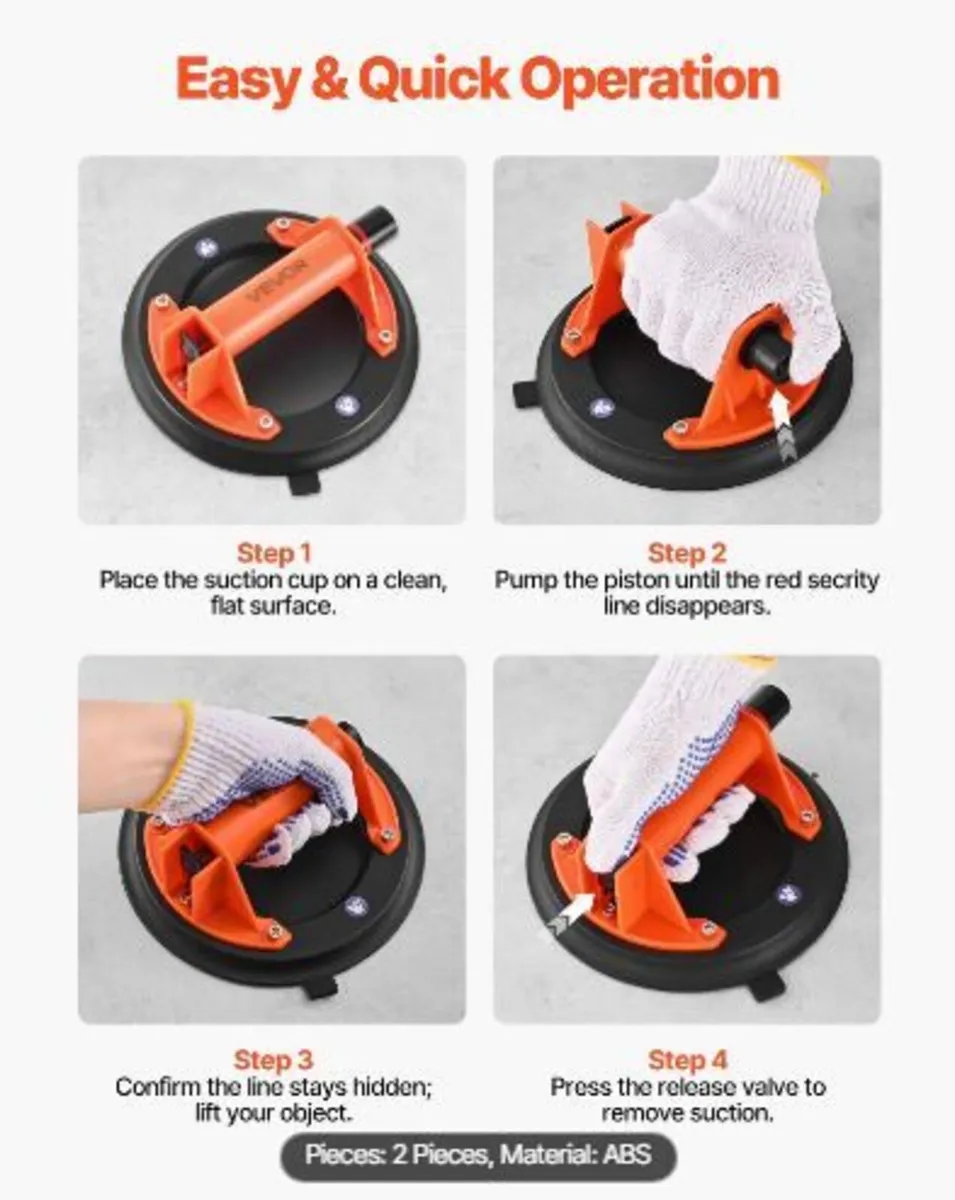Vacuum Suction Cup, 203 mm - Image 2