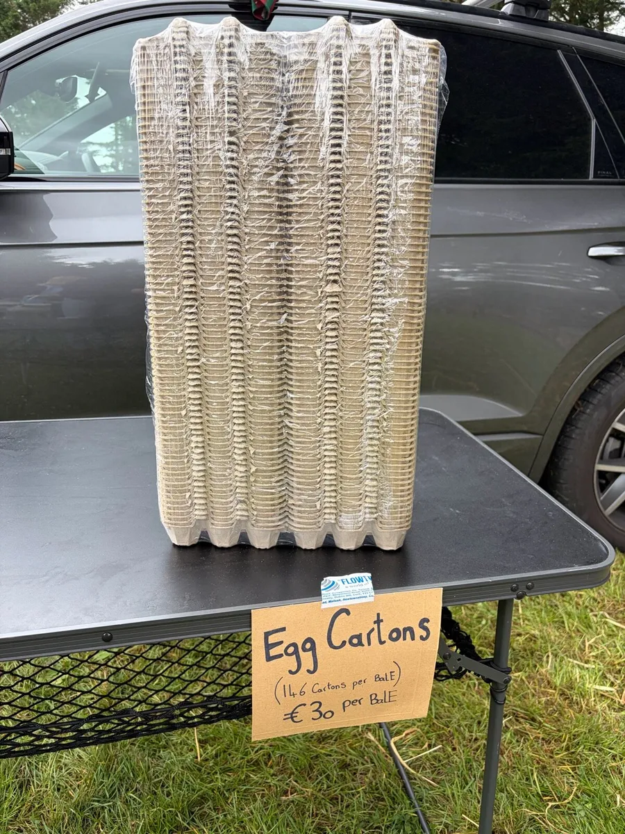 Egg cartons 146 + Roosters €10 - Image 1