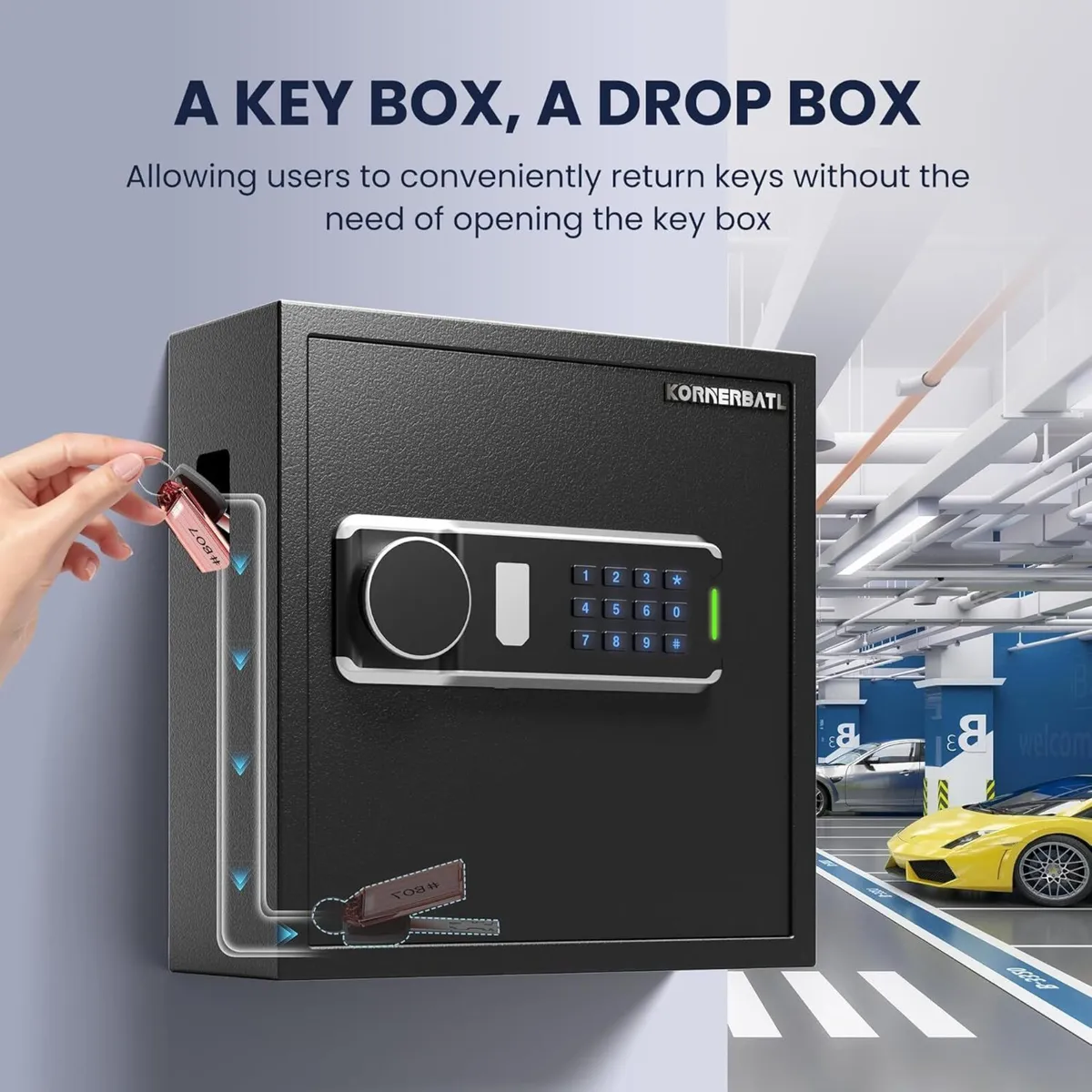 65 Key Safe Wall Mounted Lock Box - Image 4