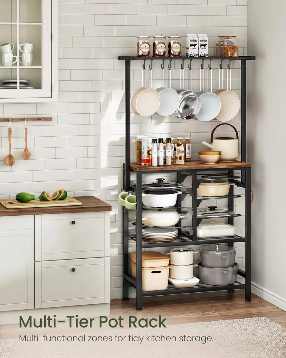 Pots and Pans Organiser Rack Multi-Tier Baker's - Image 4