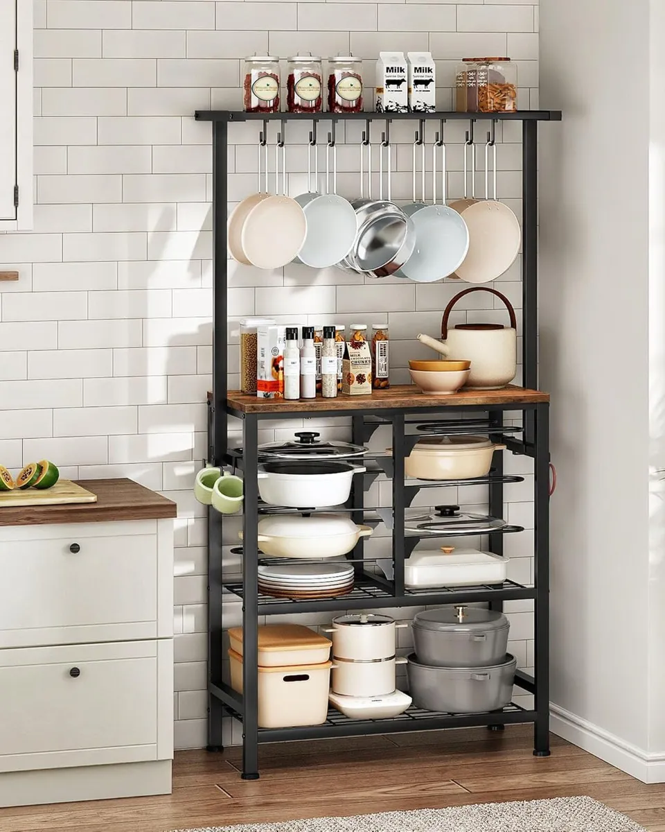 Pots and Pans Organiser Rack Multi-Tier Baker's - Image 1