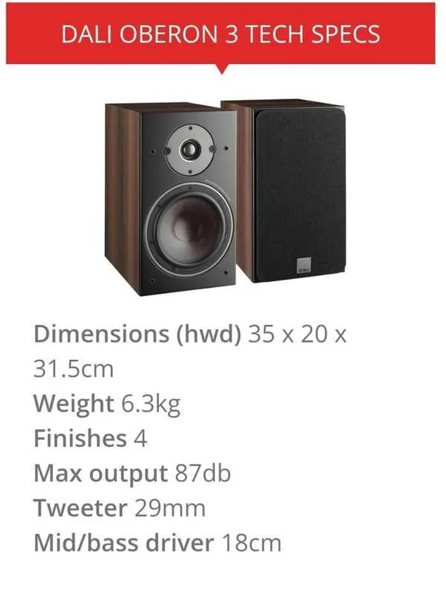 Dali Oberon 3 Speakers - Image 2