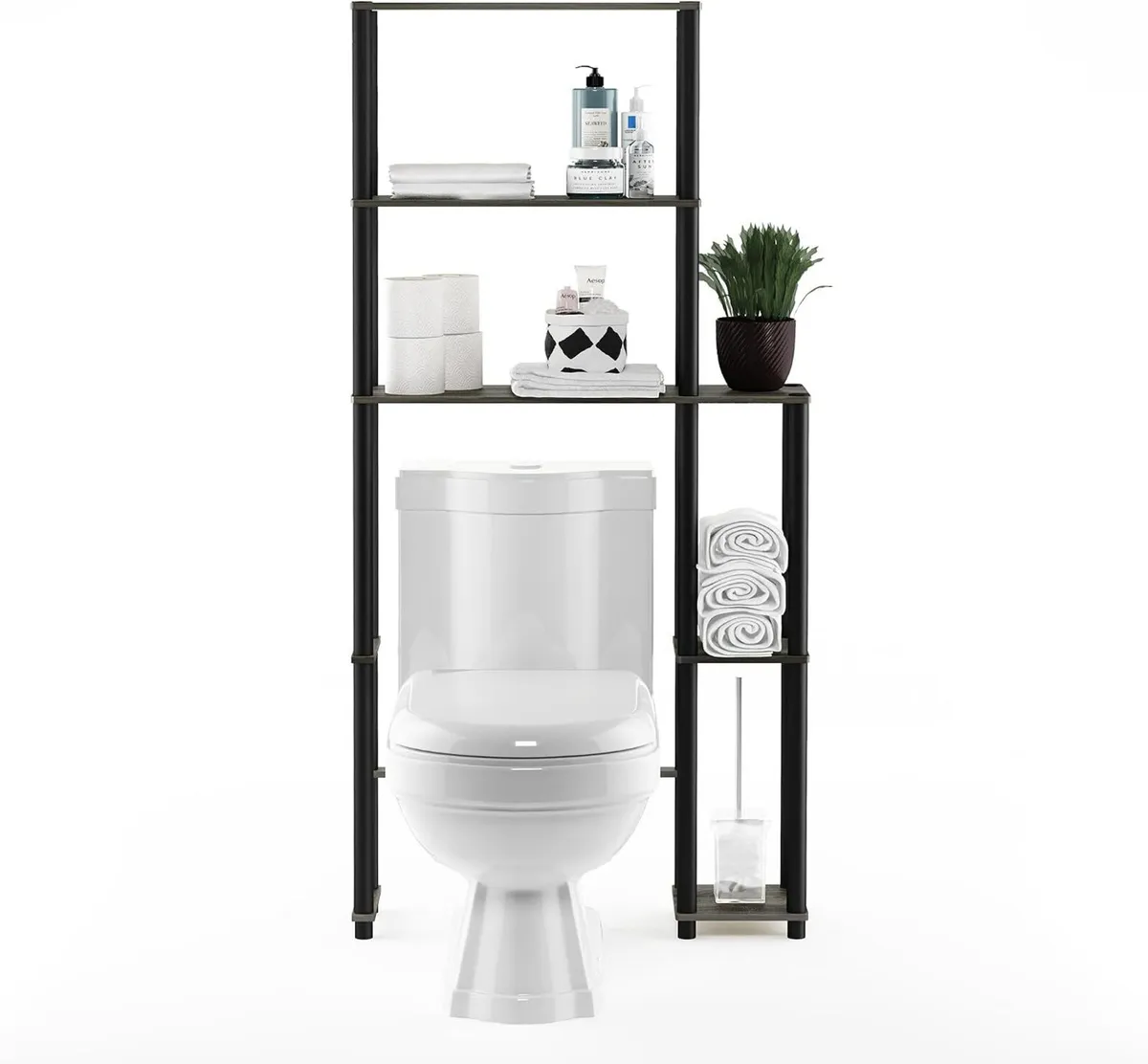 Turn-N-Tube Over the Toilet Storage 5-Shelf - Image 4