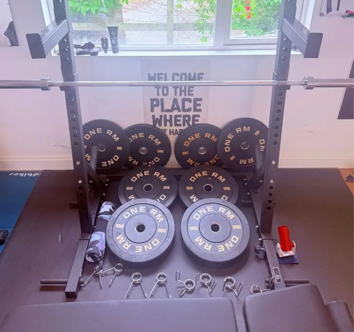 Home Gym semi-commercial Half Rack setup - Image 1