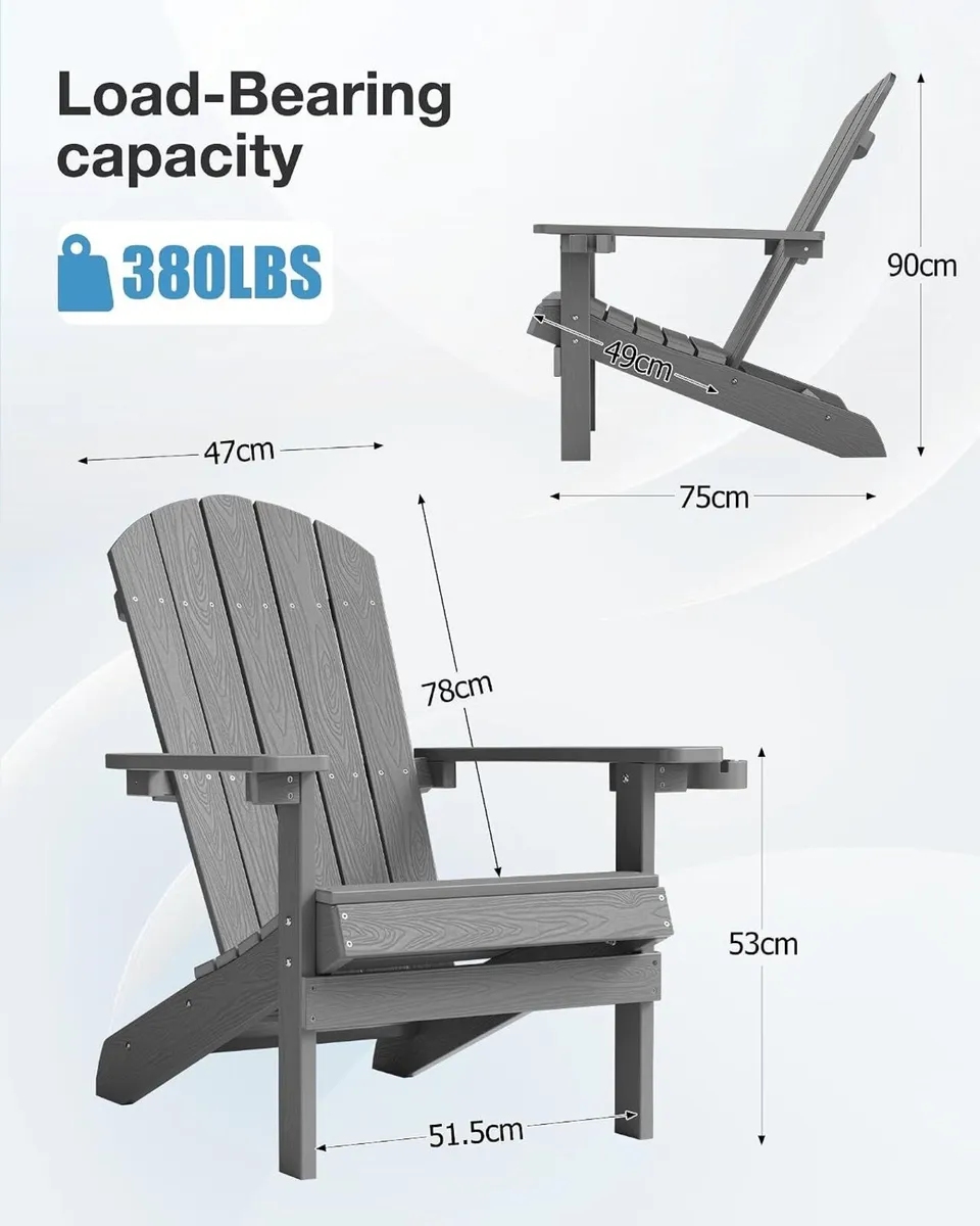 Adirondack Chair for Garden: Garden Chairs - Image 3
