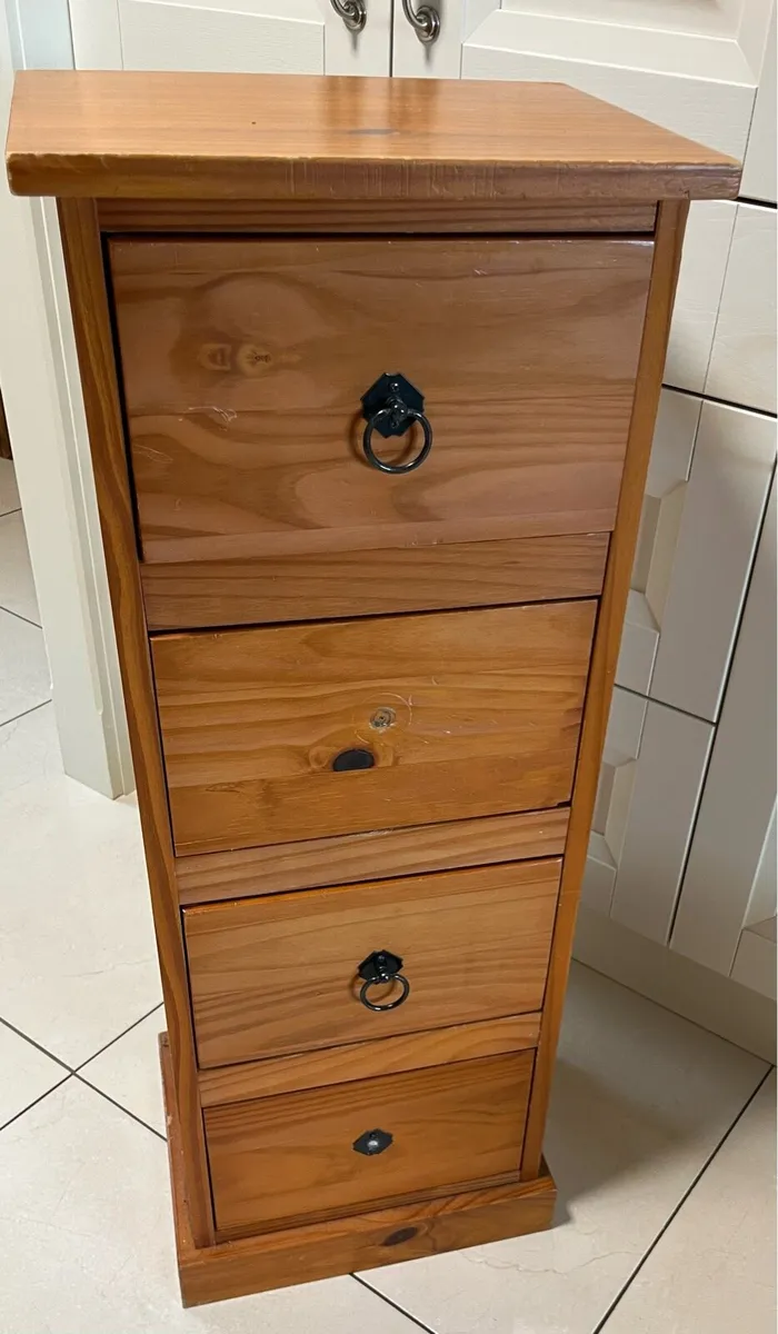 Solid Pine Slim Unit - Image 1