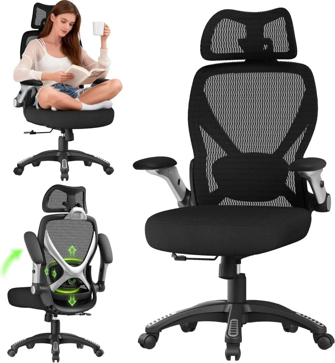 Ergonomic Office Chair High Back Mesh Desk - Image 1