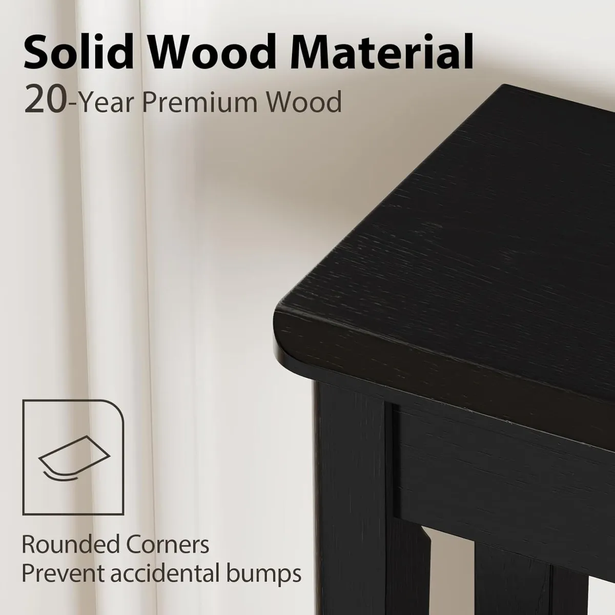 Console Table Slim with Drawers Hallway Storage - Image 3