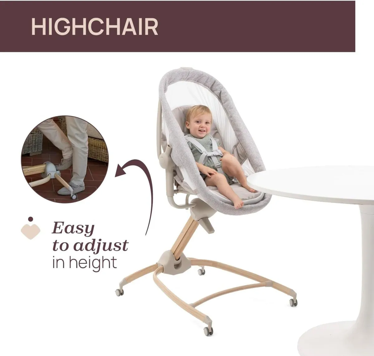 Baby Hug 4-In-1 Newborn Crib to Toddler Chair - Image 4