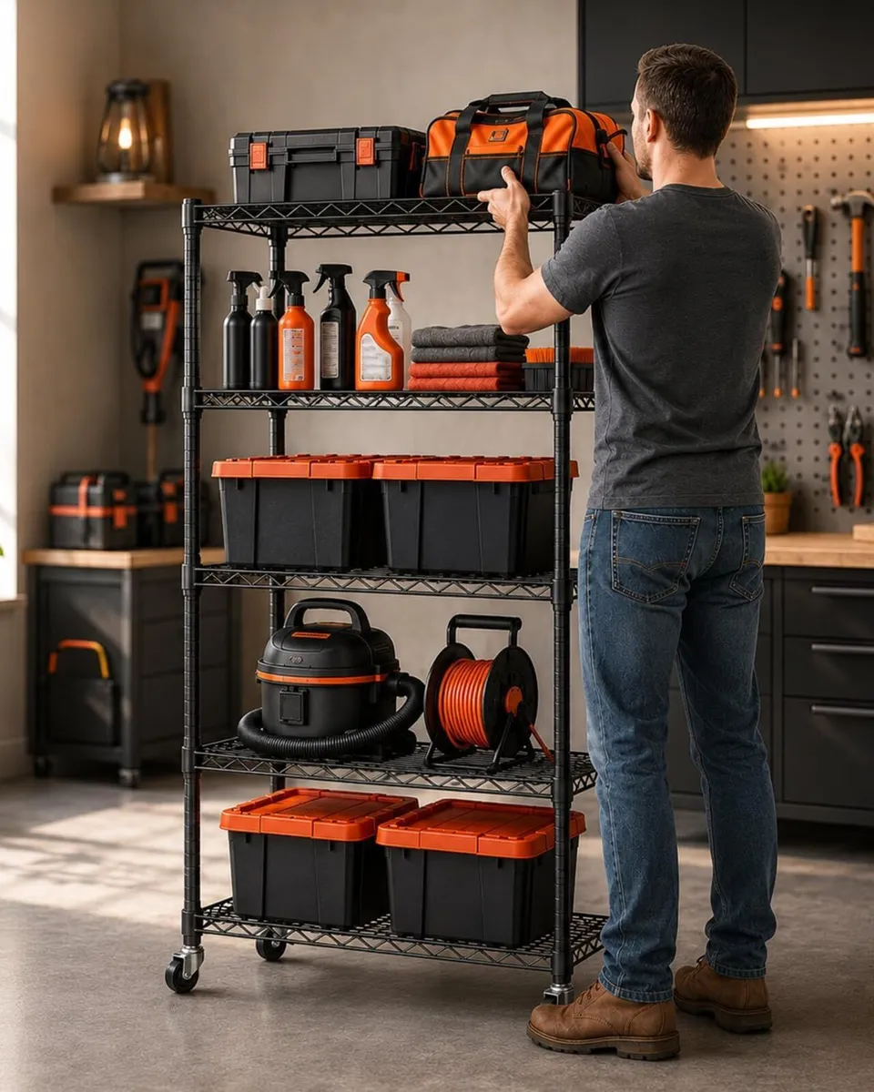 Storage Shelves 5 Tier Wire Shelving Unit - Image 2