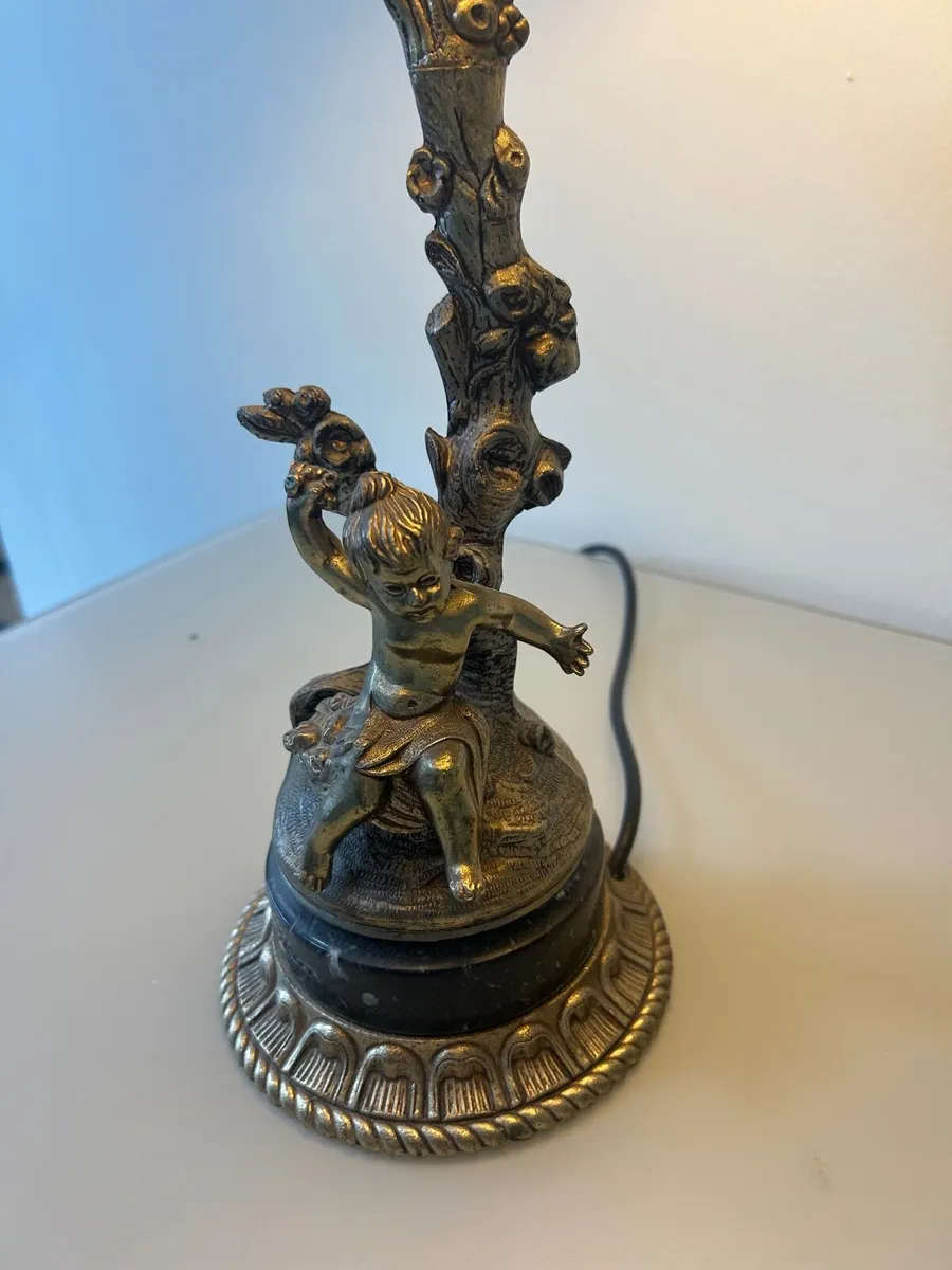 Vintage mid-century Cherub Lamp - Image 3