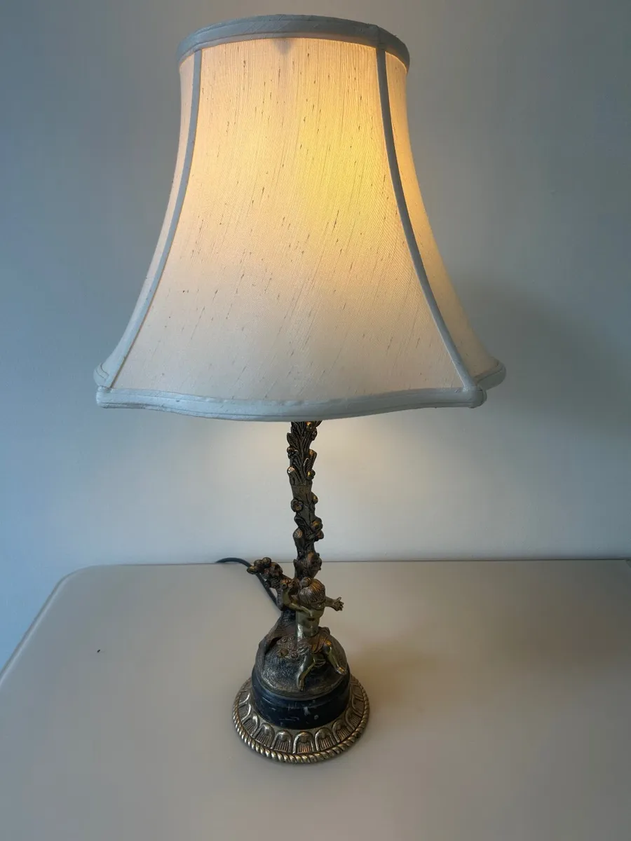 Vintage mid-century Cherub Lamp - Image 1