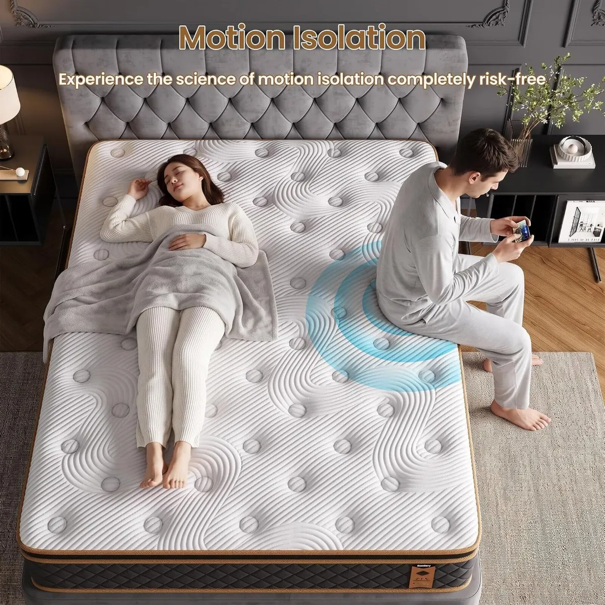 Memory Foam Pocket Spring Hybrid Mattress - Image 4