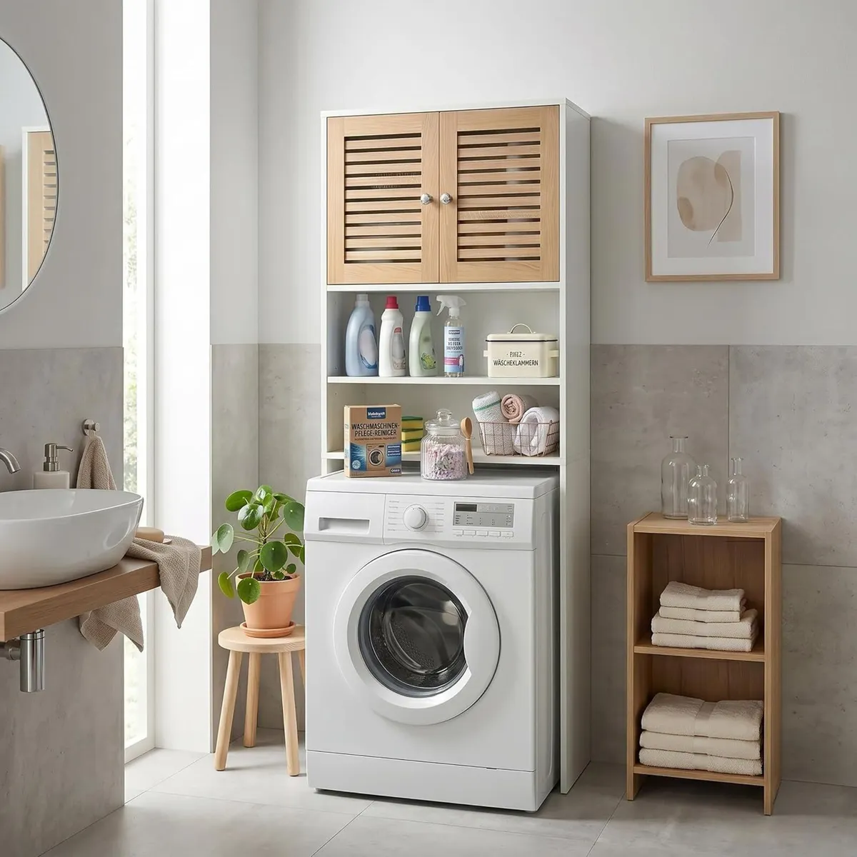 Cabinet 4 Compartments for Washer - Image 2