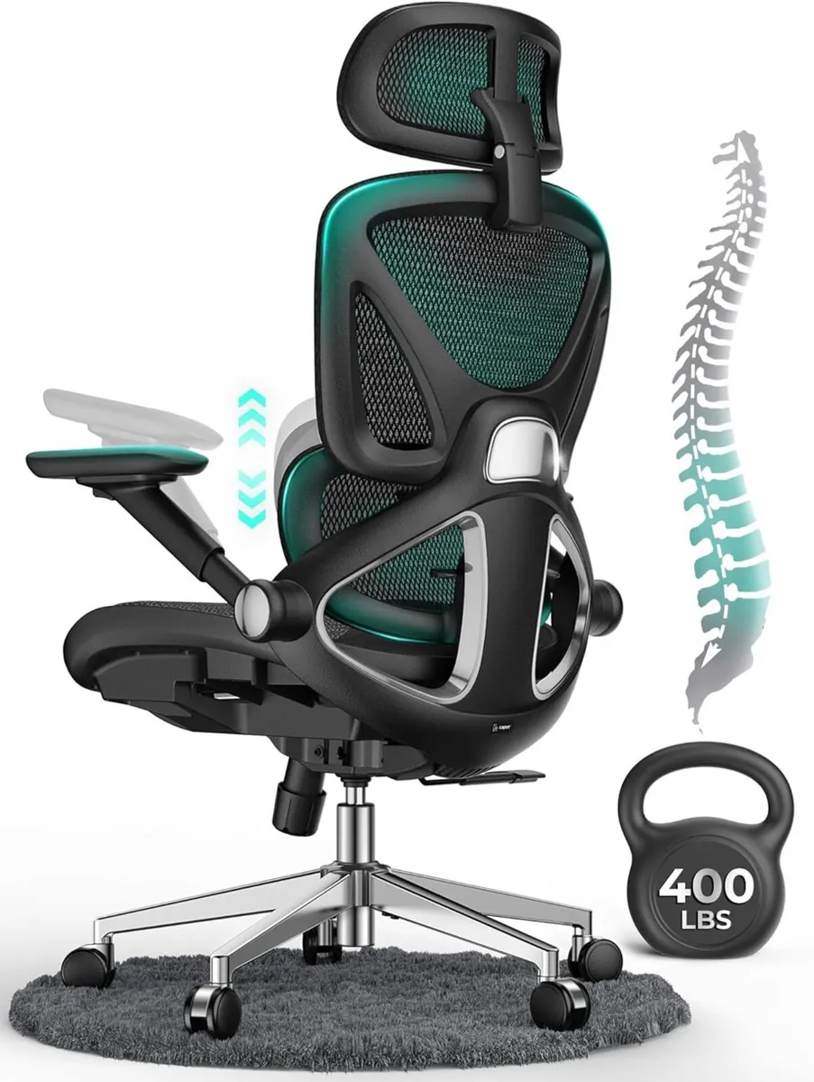 Ergonomic Mesh Office Chair Adjustable Lumbar - Image 1